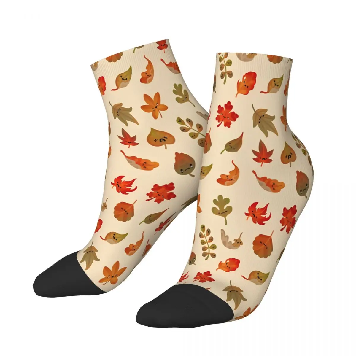 Sad Fallen Leaves Ankle Socks Male Mens Women Summer Stockings Harajuku