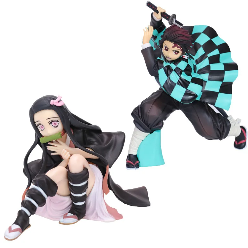 

15cm Kamado Tanjirou Demon Slayer Kimetsu no Yaiba Kamado Nezuko Action figure toys doll Christmas gift with box