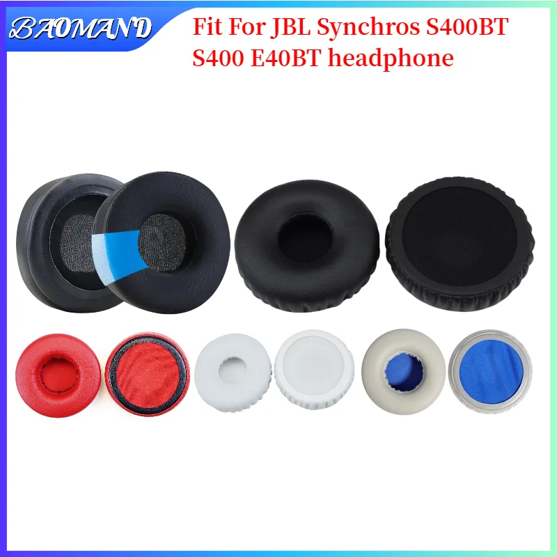 

Ear pads for JBL Synchros S400BT S400 E40BT Headphones Replacement Earmuffs Ear pillows headband pads