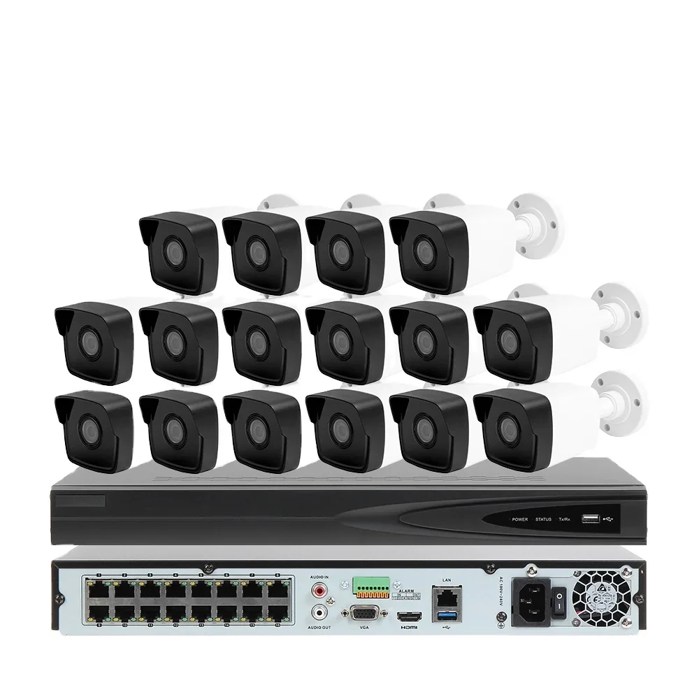 

Hitosion 16 cannel cctv kit camara de seguridad system 16 ch 4k 8mp canales nvr 4mp 5 mp camera set