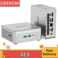 GEEKOM AE8 AI Mini PC, AMD Ryzen 9 8945HS 8 Cores Max 5.2GHz, 32GB DDR5 5600MHz RAM 1TB SSD, WiFi 6E Bluetooth 5.2, 3*USB 3.2