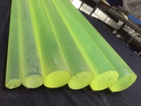 Solid Polyurethane Round Bar Diameter 4-20mm Diameter High Elastic Rubber PU Construction Machinery Shock Absorbing Rod Sticks
