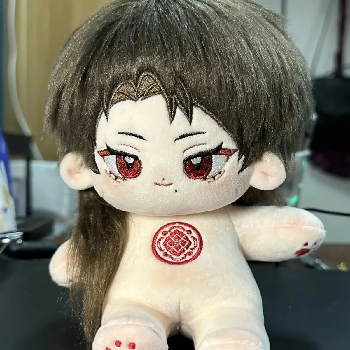 

Dress-up Plushie Dolls Anime Touken Ranbu Online Kashuu Kiyomitsu Cute Cotton Stuffed Plush Doll Body 20cm Cosplay Toys