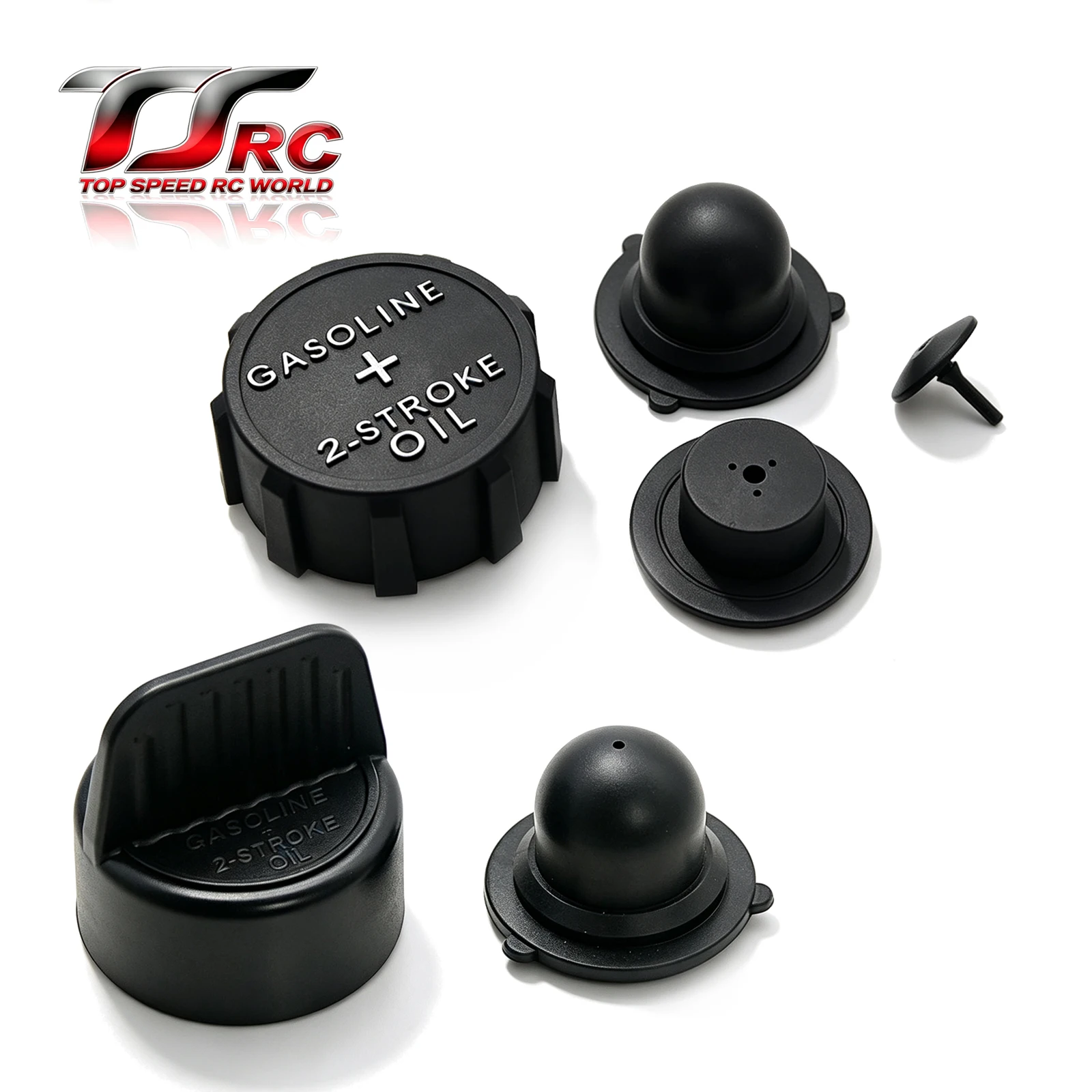 Upgrade Plastics Fuel Tank Cap Assembly Kit for 1/5 Rc Car Gas HPI ROFUN BAHA ROVAN KM BAJA 5B 5T 5SC SS LOSI 5IVE T Truck Parts