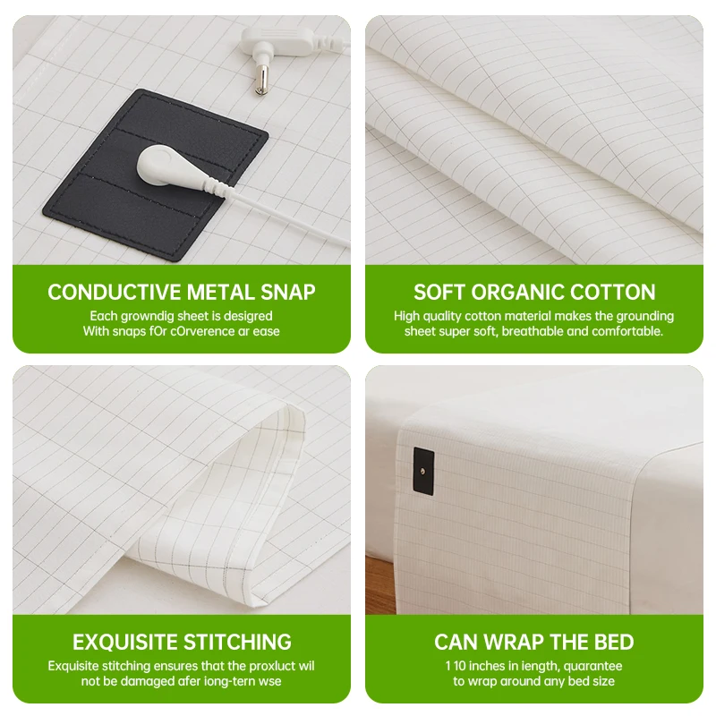 قادم جديد! ملاءات سرير صغيرة مناسبة لصحة الجسم وجودة النوم بنسبة 95% من القطن العضوي والنسيج الفضي بنسبة 5%