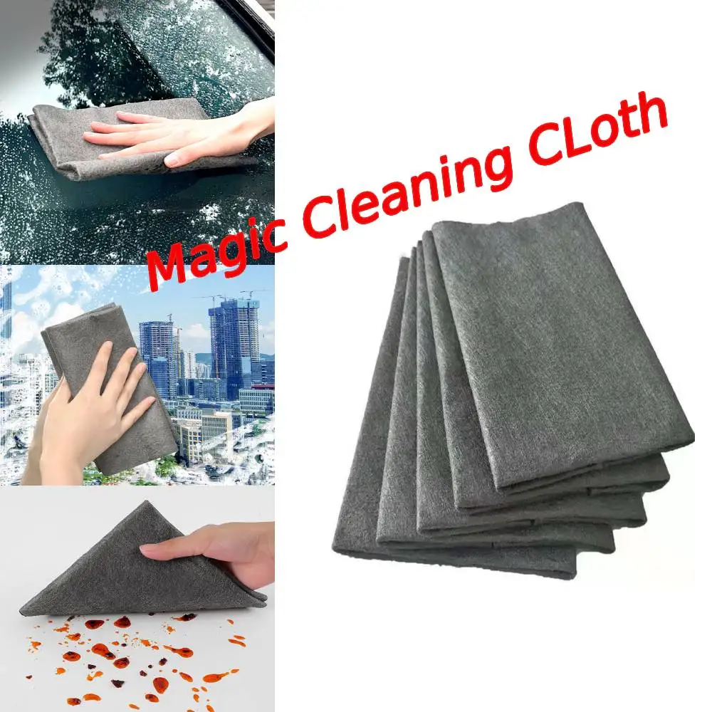 3/6pcs Thickened Magic Cleaning Cloth for Car Windshield Glass Window Mirror 30x30cm Washable Soft Microfiber Cleaning Towels