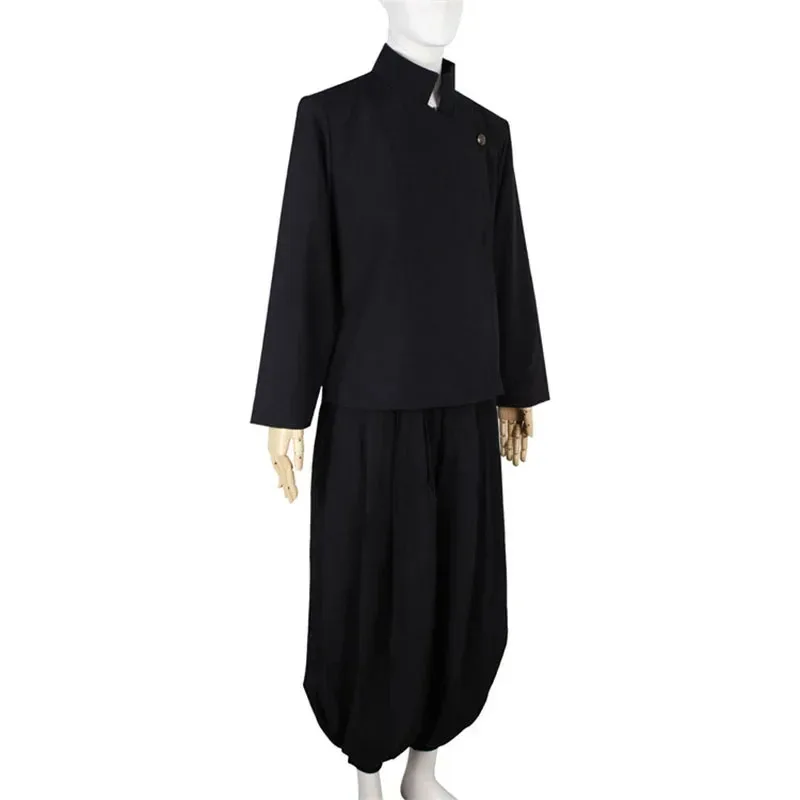 Geto Suguru Cosplay Anime Jujutsu Kaisen Geto Suguru Costume Cosplay Nero Uniforme scolastica Parrucca Vestito Costume di Halloween per gli uomini