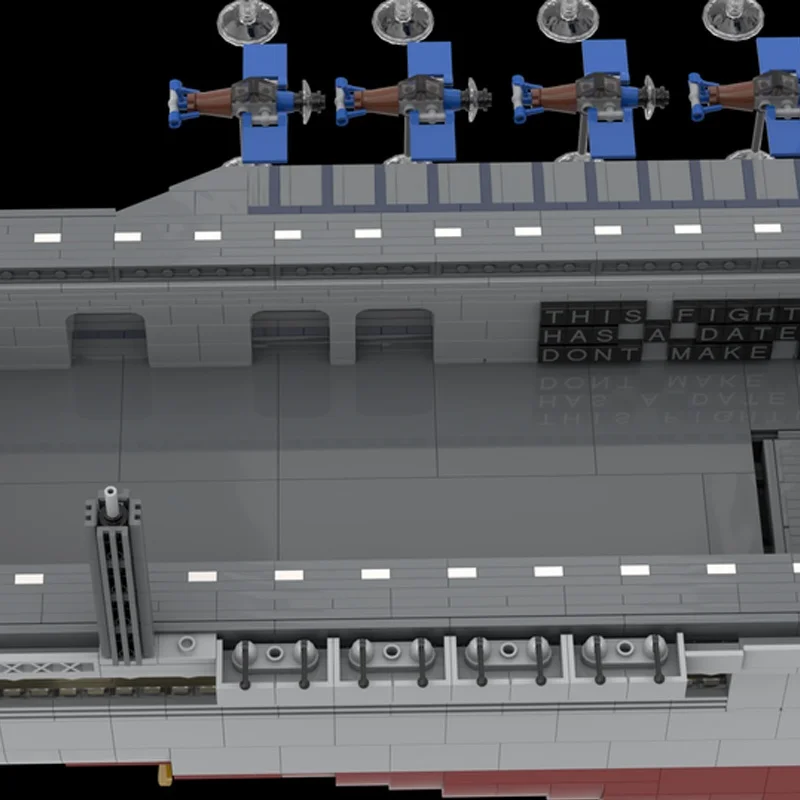 12504 pz MOC USS Intrepid CV Naugato Modello Building Blocks Costruzione FAI DA TE Idea Creativa Giocattolo di Mattoni Per Bambini Regalo Di Natale Di Compleanno