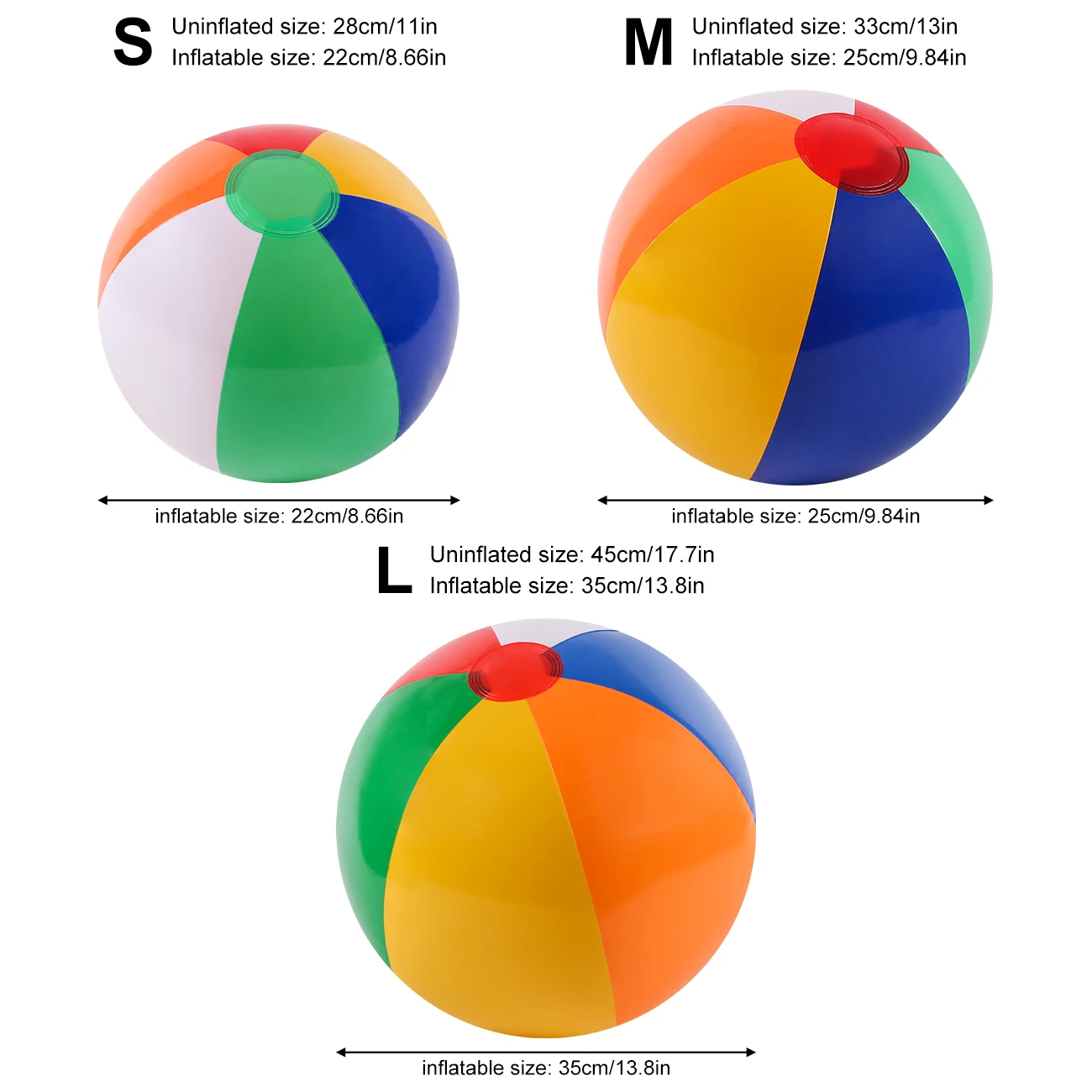 1 x aufblasbarer Regenbogen-Strandball – Pool- und Wasserspielspielzeug, tropische Partydekoration für Erwachsene/Kinder, ideal für den hawaiianischen Strand