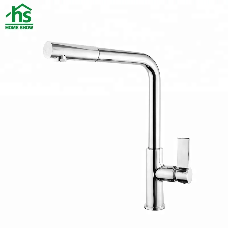 Factory Direct Sales 304 Stainless Steel Foldable Rotated 360 Degrees Sink Faucet