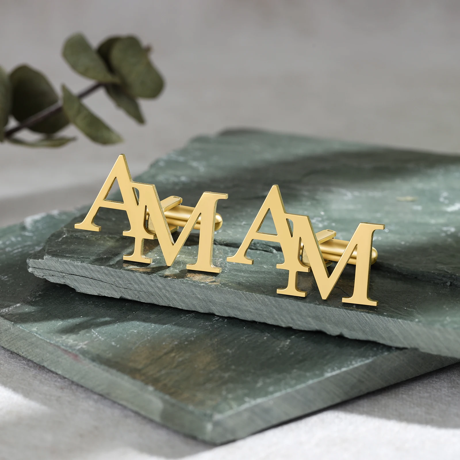 أزرار أكمام قميص مخصصة للرجال من JewelOra ، زر الكفة بالاسم المخصص ، الفولاذ المقاوم للصدأ ، مجوهرات الزفاف ، هدية الأزواج