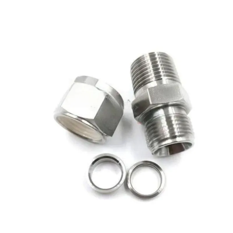 for  Inch Ferrule Fittings 316L Stainless Steel PT RT External Thread for Hydraulic Instruments