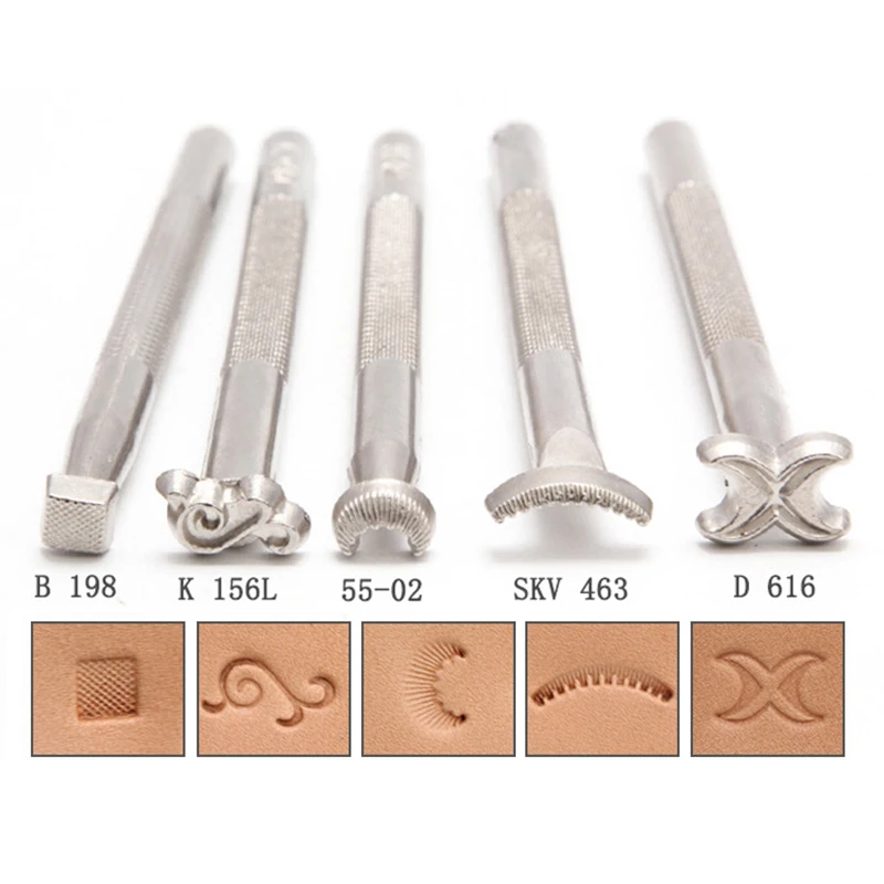 Leather Stamping Printing Tool Kit Alloy Stamp Punch Metal Stamp For Leather Seal Carving Tool DIY Leather Working Saddle Making