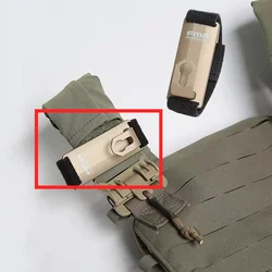 FMA Tactical Aluminum Airsoft Anchor Hook Clip Buckle Shoulder Mount For Sling Fixed Molle Tactica Vest Chest Rig Shoulder Mount