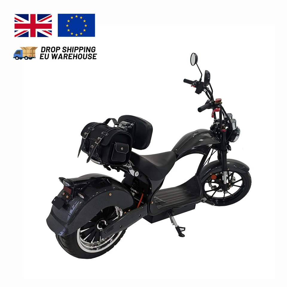 3PLUSCOCO Hot Sale MH3 High Speed 2000W Fat Tire Citycoco Electrical Scooter E Chopper Motorcycle