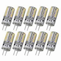 10Pcs G4 Led Bulb 2W 3W 5W 9W 10W 12W 15W AC/DC12V/AC220V 3014SMD Silicone Lamp Warm white/White l 360 Degree Angle LED Light