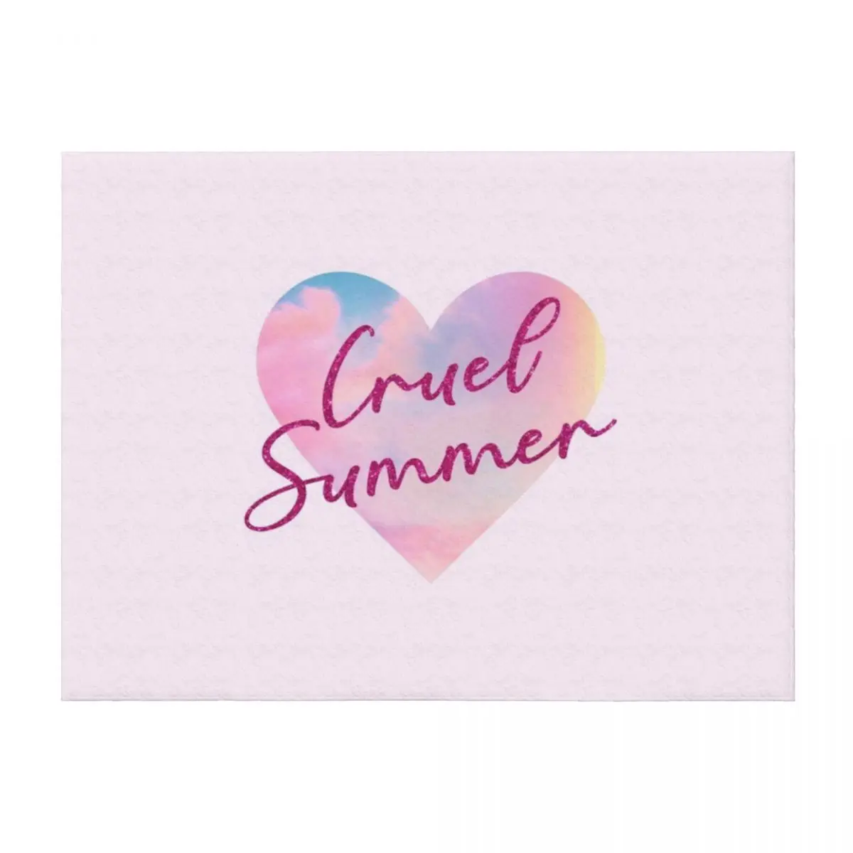 

Cruel Summer Throw Blanket blankets and throws Plaid Designers Shaggy Blankets