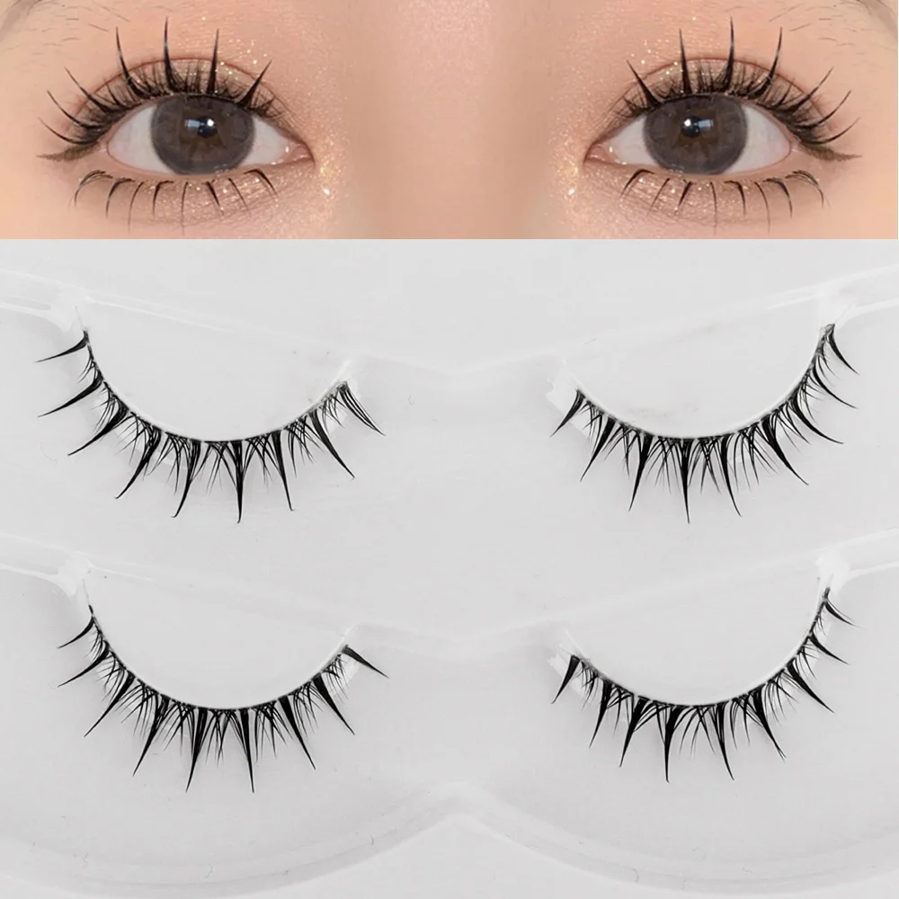 NEW Wholesale Mink Eyelashes 10/20/50/100 pairs lashes invisible band mink lashes reusable false eyelashes Makeup in Bulk