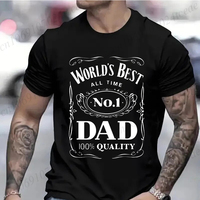 Novelty Awesome World´s Best Dad Daddy Father T Shirts Streetwear Short Sleeve Summer Fashion T-shirt Mens Shirts Birthday Gifts