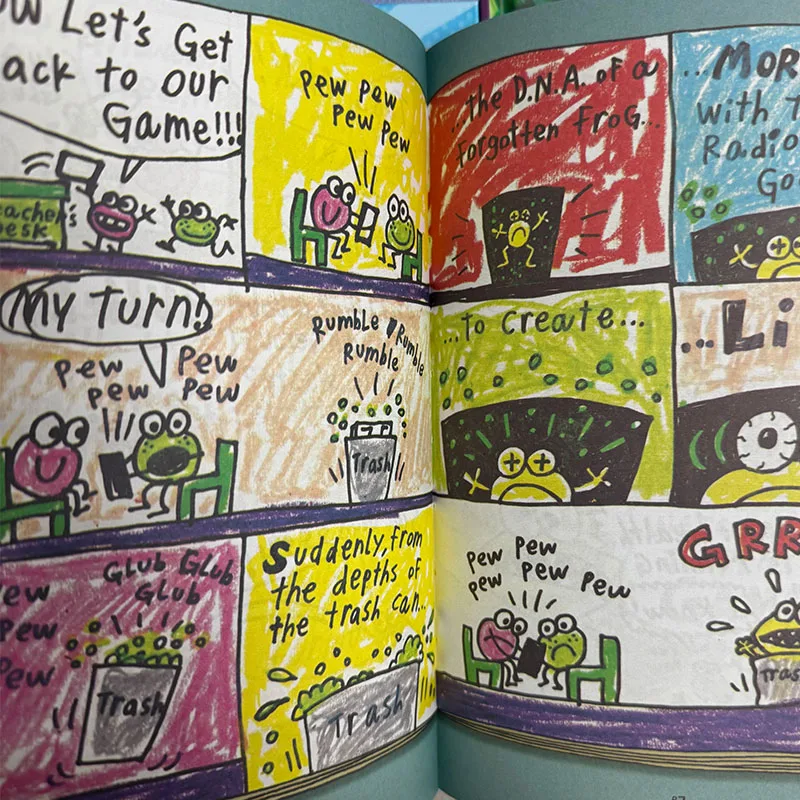 5 권/세트 오리지널 인기 고양이 키드 만화 클럽 도서 Dav Pilkey Cat Kid Comic Club의 모험영어 소설 도서