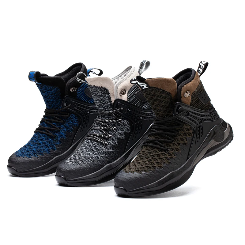 Zapatos de Seguridad Hombre Para Trabajo Work Boots Men Woman Membrane Security Protection Male Sneakers Work with steel Shoes