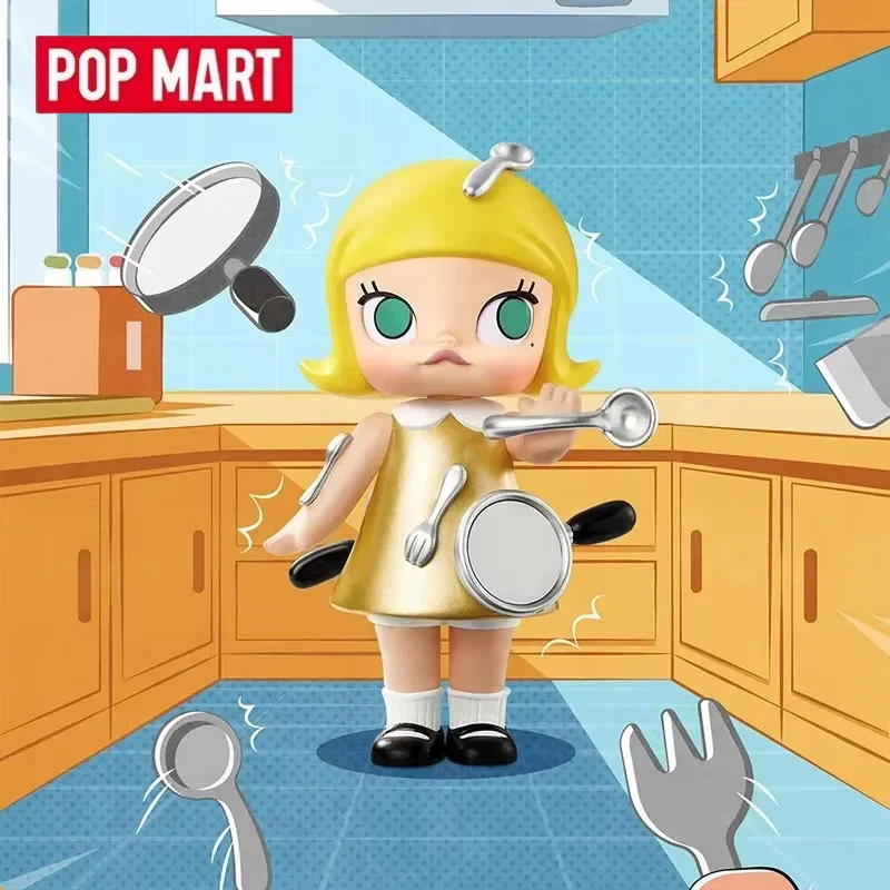 POP MART MOLLY La mia serie di superpotenze istantanee Scatola cieca Giocattoli Kawaii Anime Figura Caixa Caja Sorpresa Scatola misteriosa Bambole Ragazze Regalo