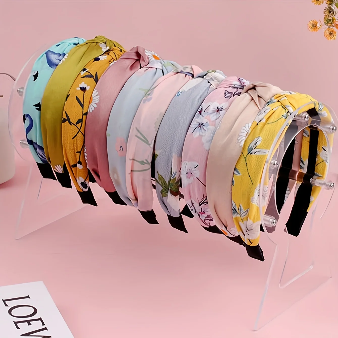 

1pc Headband Holder Holder Acrylic Headband Scratch Display Stand Headband Jewelry Storage Box