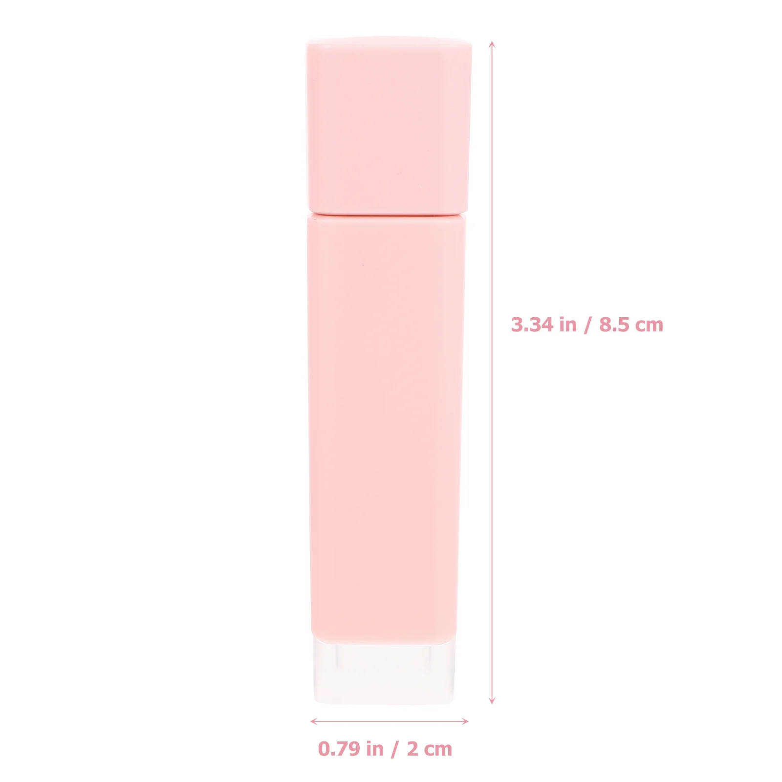 4 contenitori vuoti per lucidalabbra, mini tubi lavabili riutilizzabili 5G per rossetto fai da te, organizer per trucco portatile, essenziale da viaggio