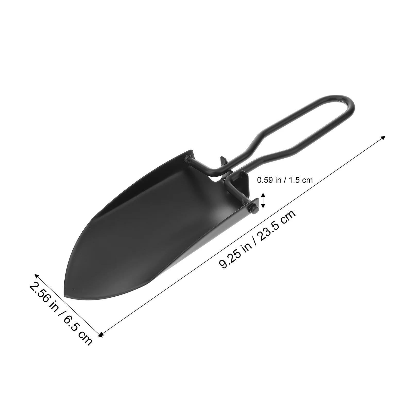 الفولاذ المقاوم للصدأ طوي البستنة مجرفة أداة تخييم في الهواء الطلق المحمولة مطوية حديقة مجرفة حقيبة التخزين وشملت #2