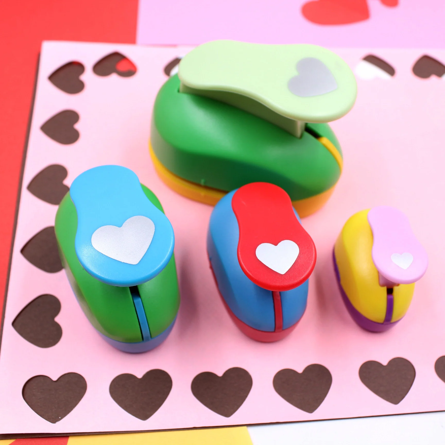 1pcs Round Heart Star Hole Punch Paper Craft Punch Scrapbooking Card Making Journal Photo Album Office Supplies