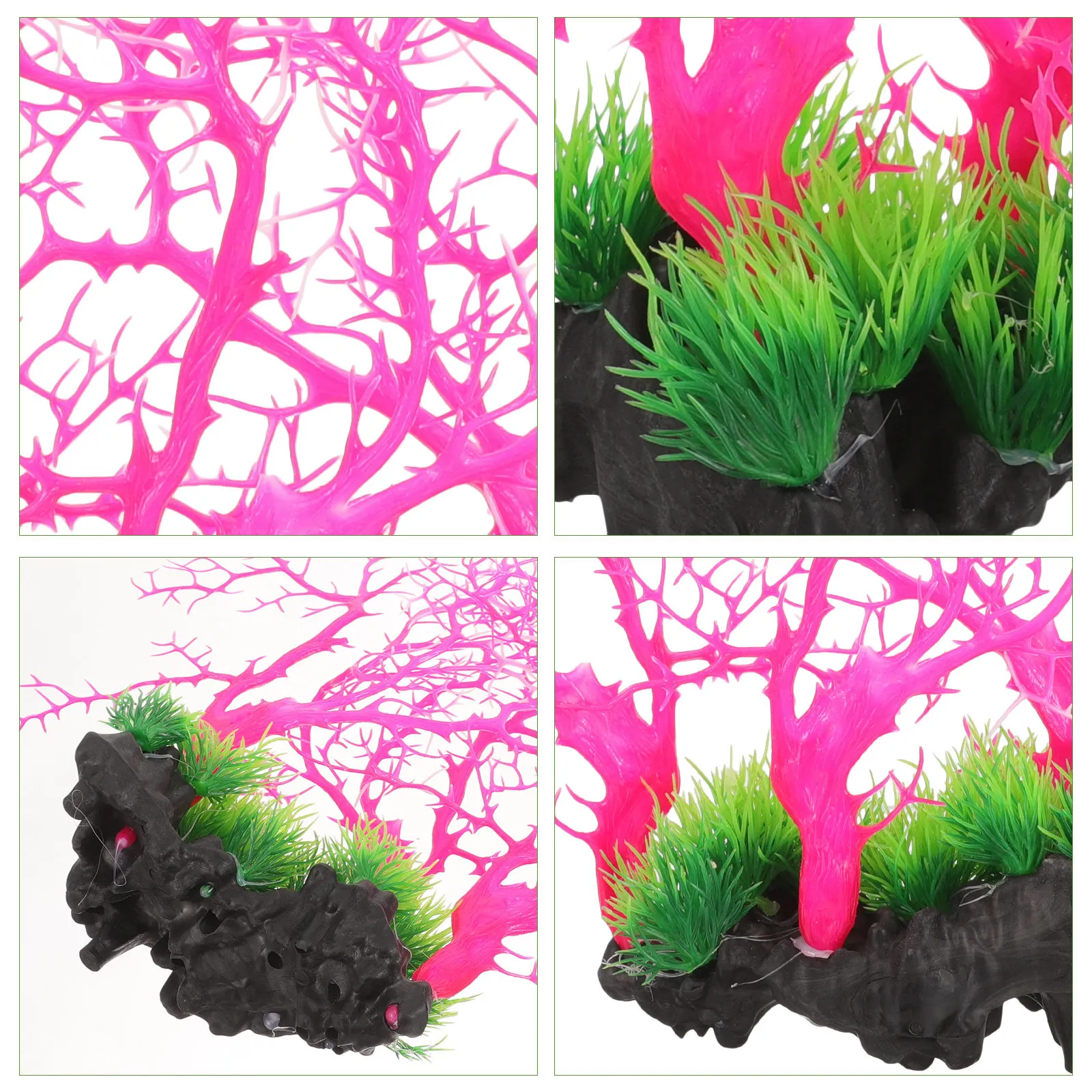

Artificial Coral Simulation Exquisite Plastic Coral Ornament Realistic Aquarium Fish Tank Decor Landscape Aquarium Decor
