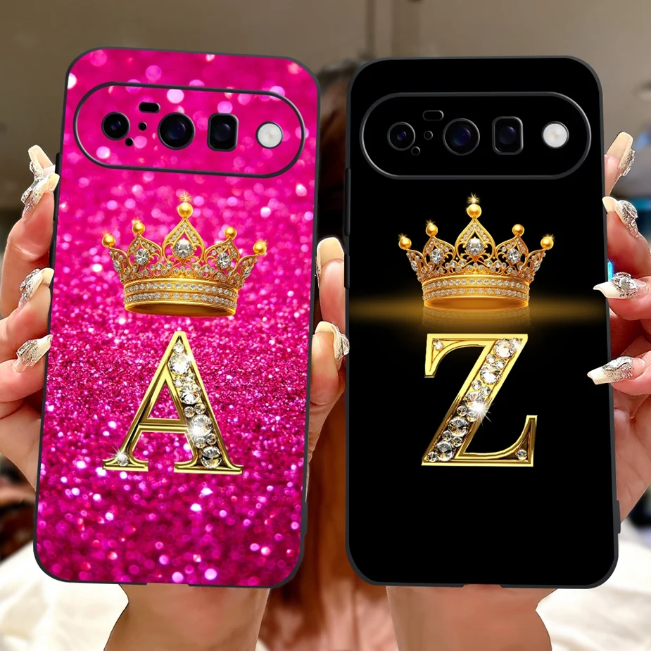 

Чехол для Google Pixel 10 Pro, новый роскошный чехол с буквами короны, мягкий чехол из ТПУ для телефона Google Pixel 10 Pro XL Pixel 10 Fundas Bumper