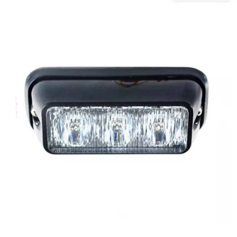 Heldere 3Leds Auto Oppervlak Mount Strobe Waarschuwing Lampkop, Led Grill Noodverlichting, 22 Flash Modus, Waterdicht