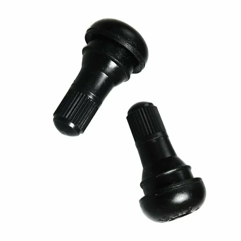 10Pcs Tire Valves TR412 Tubeless Rubber Tyre Valve Stems Tire Nipples With Plastic Valve Cap Brass Core