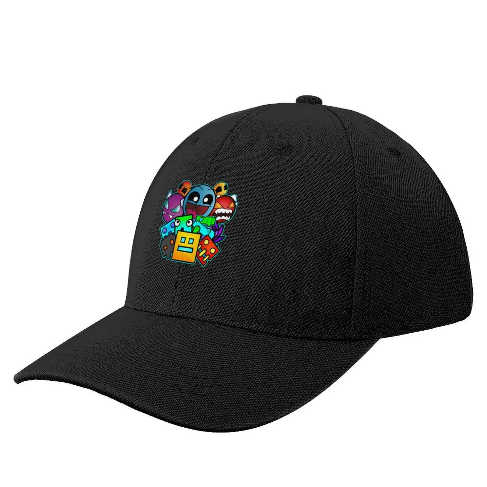 

geometry dash old school gaming Baseball Cap New In The Hat Rave Women Beach Fashion Men's