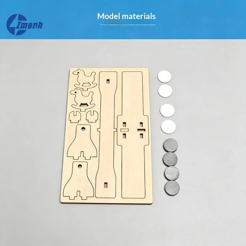 New！Wooden Magnetic Seesaw DIY STEM Kit Easy Assembly For Kids School Science Projects Home Learning Activities
