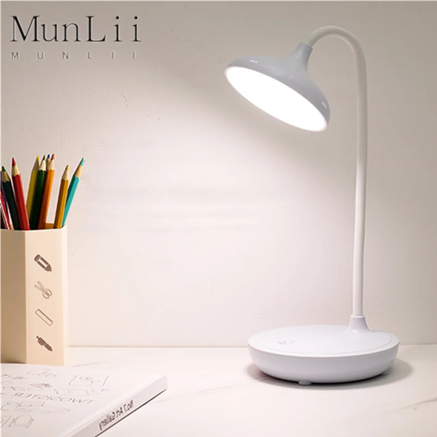 

LED Tube Eye Protection Lamp USB Powered LED Table Lamp Study Room Study Reading Table Lamp Eye Protection Bedroom Bedside Lamp