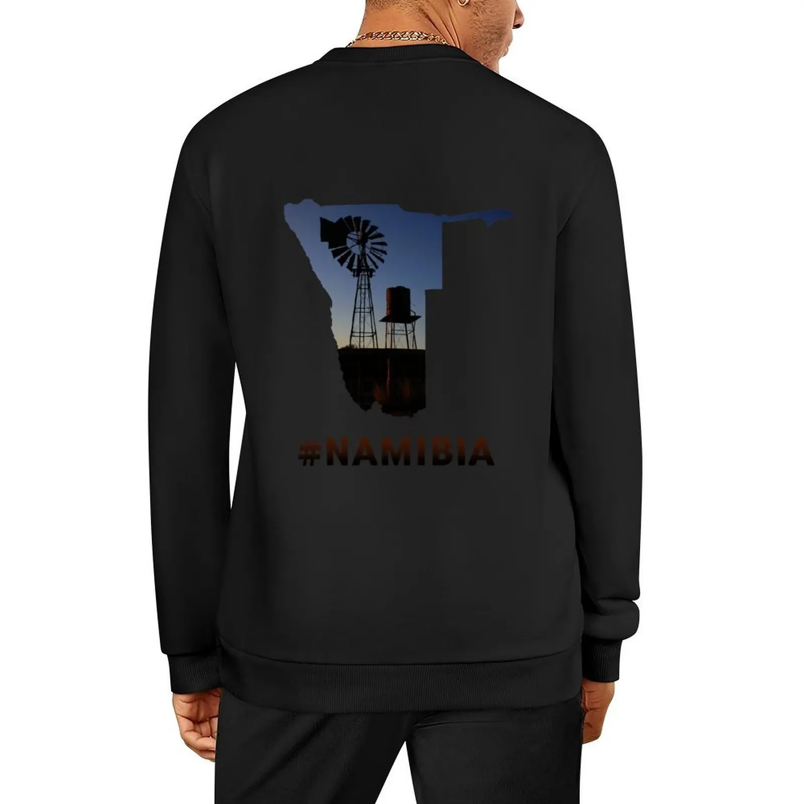 

#Namibia Windpomp Pullover mens clothes winter clothes blouse autumn clothes sweatshirts men