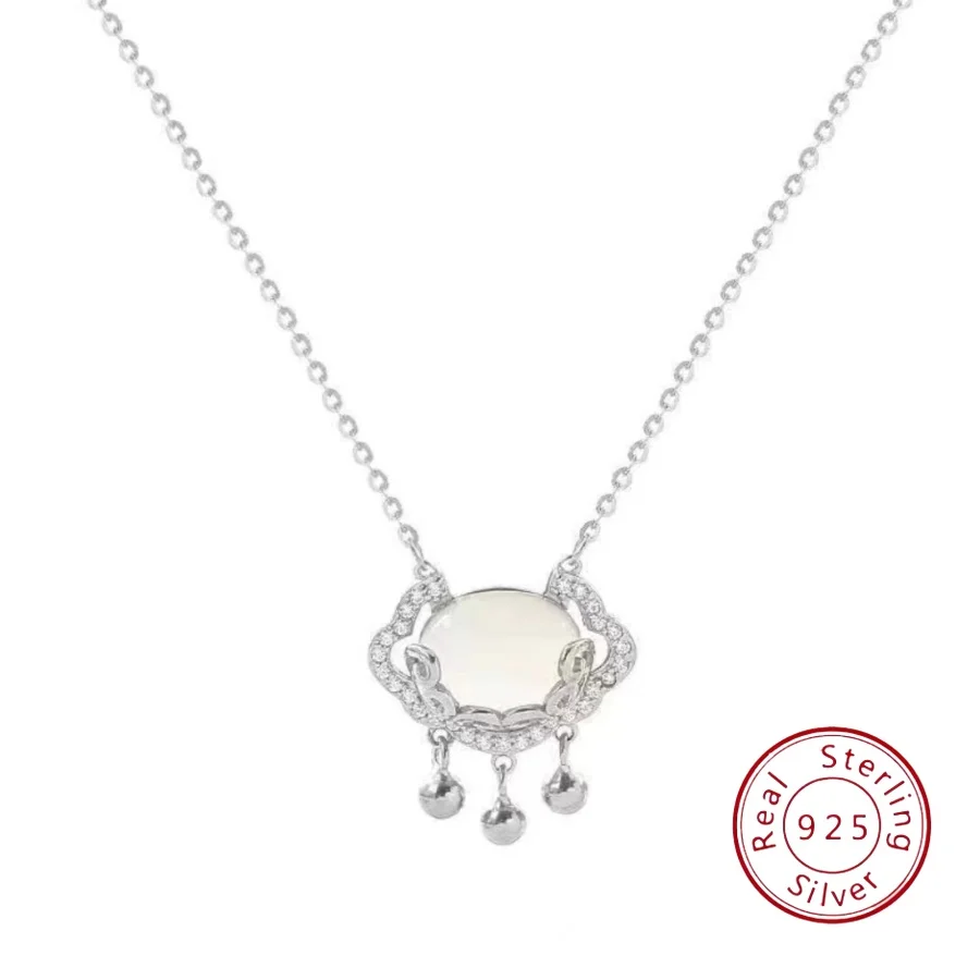 

Ожерелье из стерлингового серебра 925 пробы высокого класса, европейско-американское, элегантный женский выбор