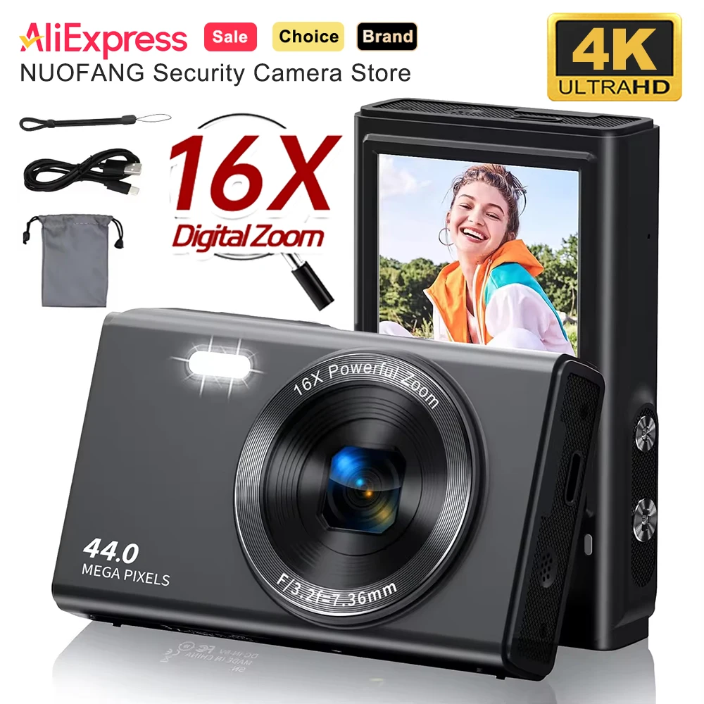 4K 44MP Digital Cam…