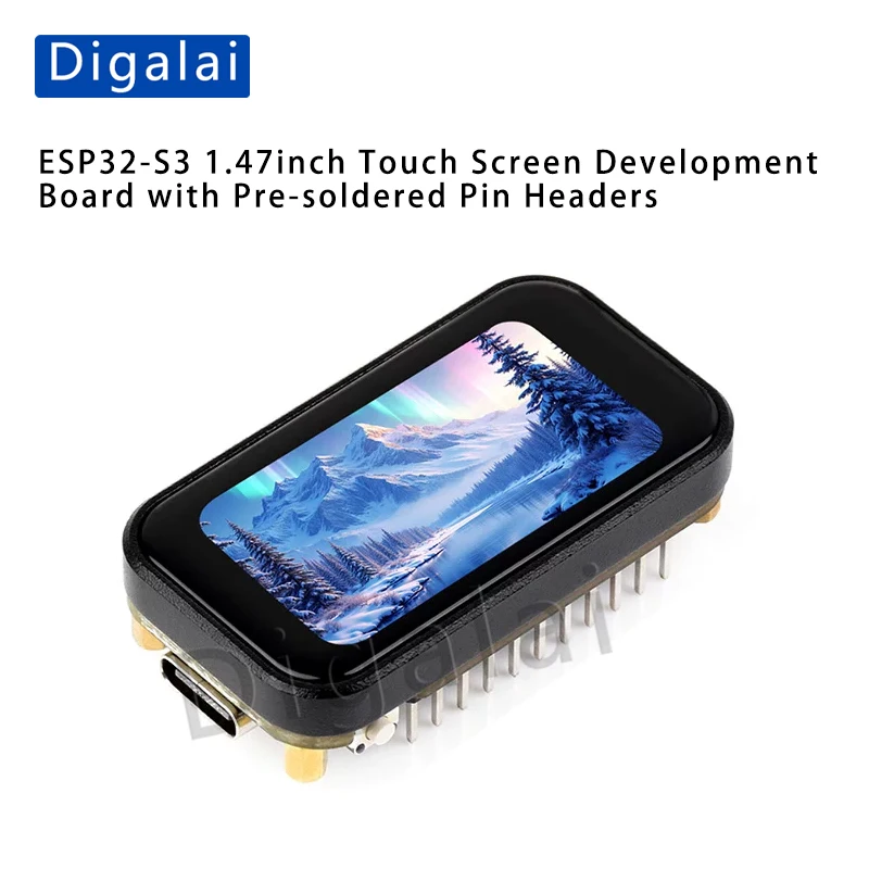 ESP32-S3-touch 1.47LCD WIFI Bluetooth development board 1.47-inch color touch LCD screen LVGL application