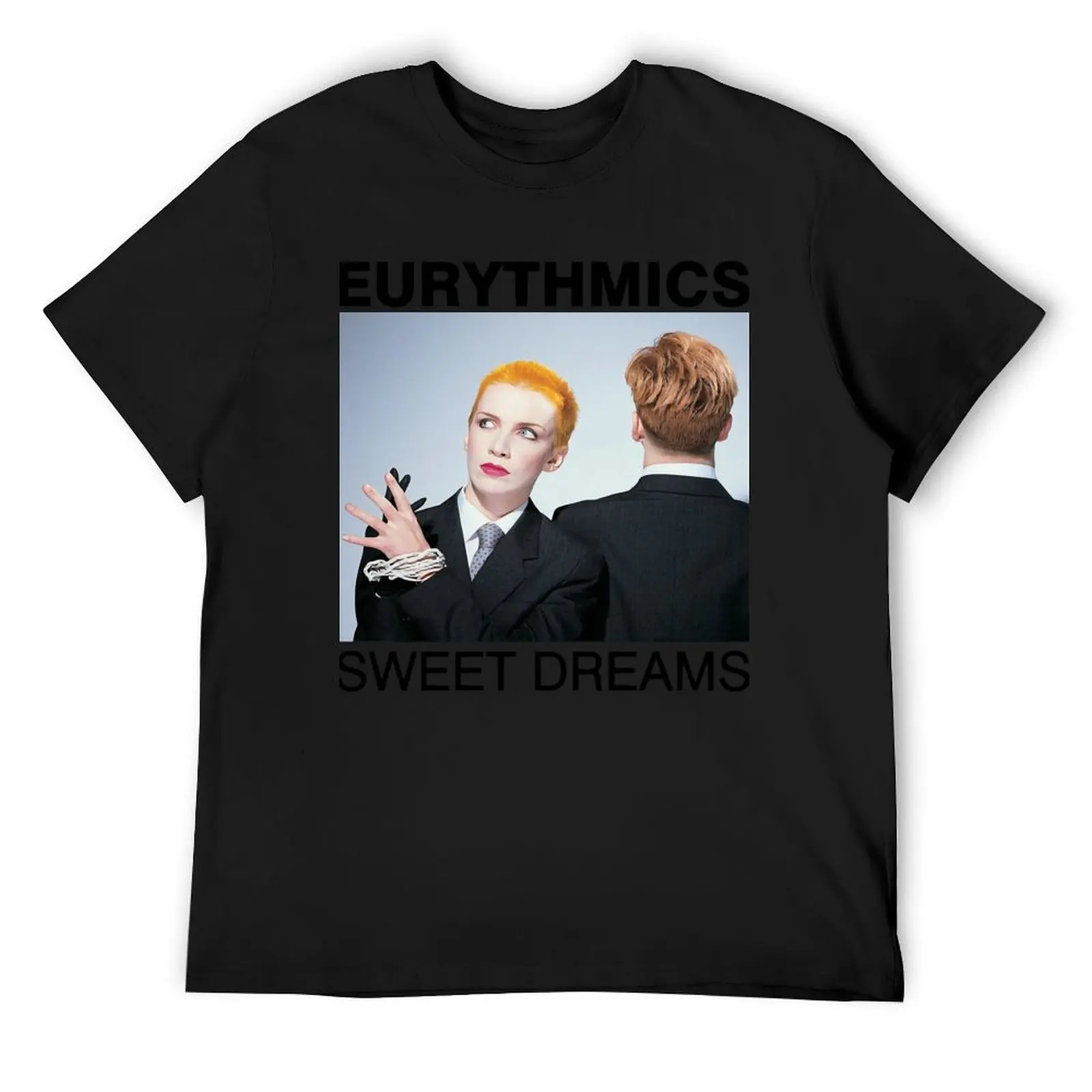 EURYTHMICS BAND T-Shirt blanks baggy shirts plus size men clothing