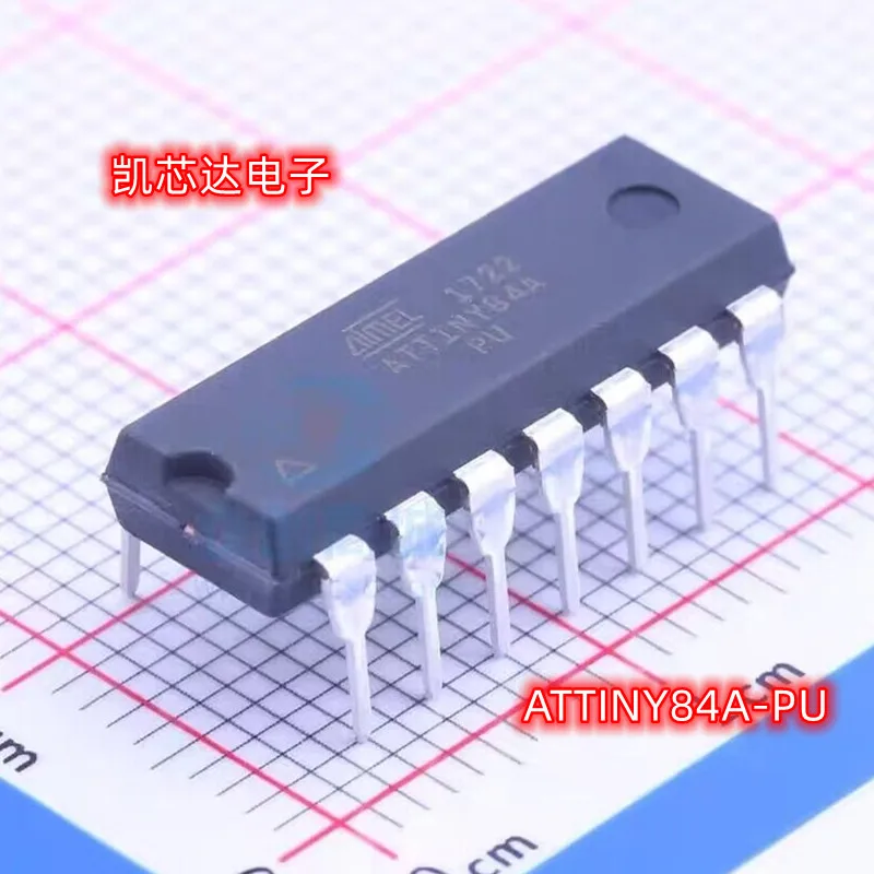 

5-10 шт./лот ATTINY84A-PU ATTINY84A ATTINY84APU DIP-14 100% новый и оригинальный