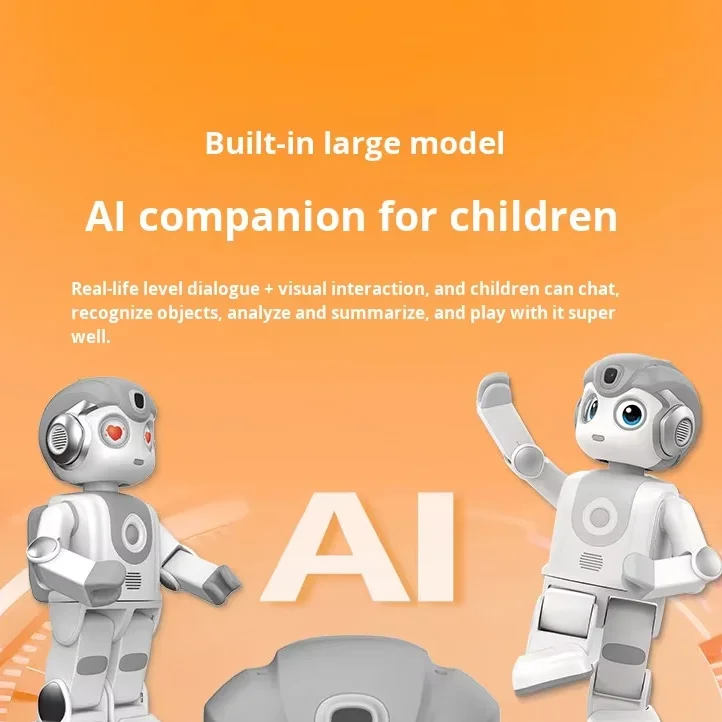 Smart Educational AI Chatting Robot Toy Desk Creative Gift Dancing Robot Programming Robot Speaker