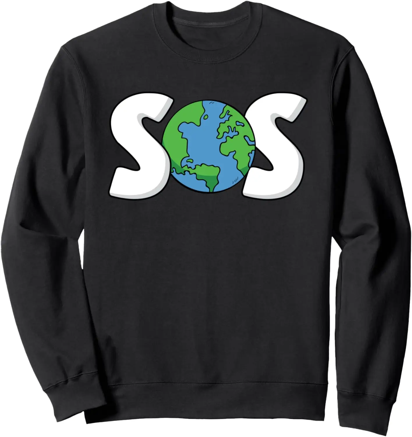 

SOS Planet Emergency Climate Change Environment Earth Day Sweatshirt