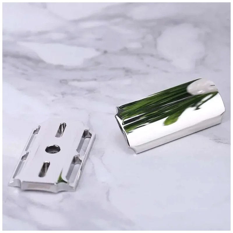 YAQI Safety Razor Head Stainless Steel Polished High Quality Durability 316 Vostok 105SB Staight Bar ssp Men Shaving Tool