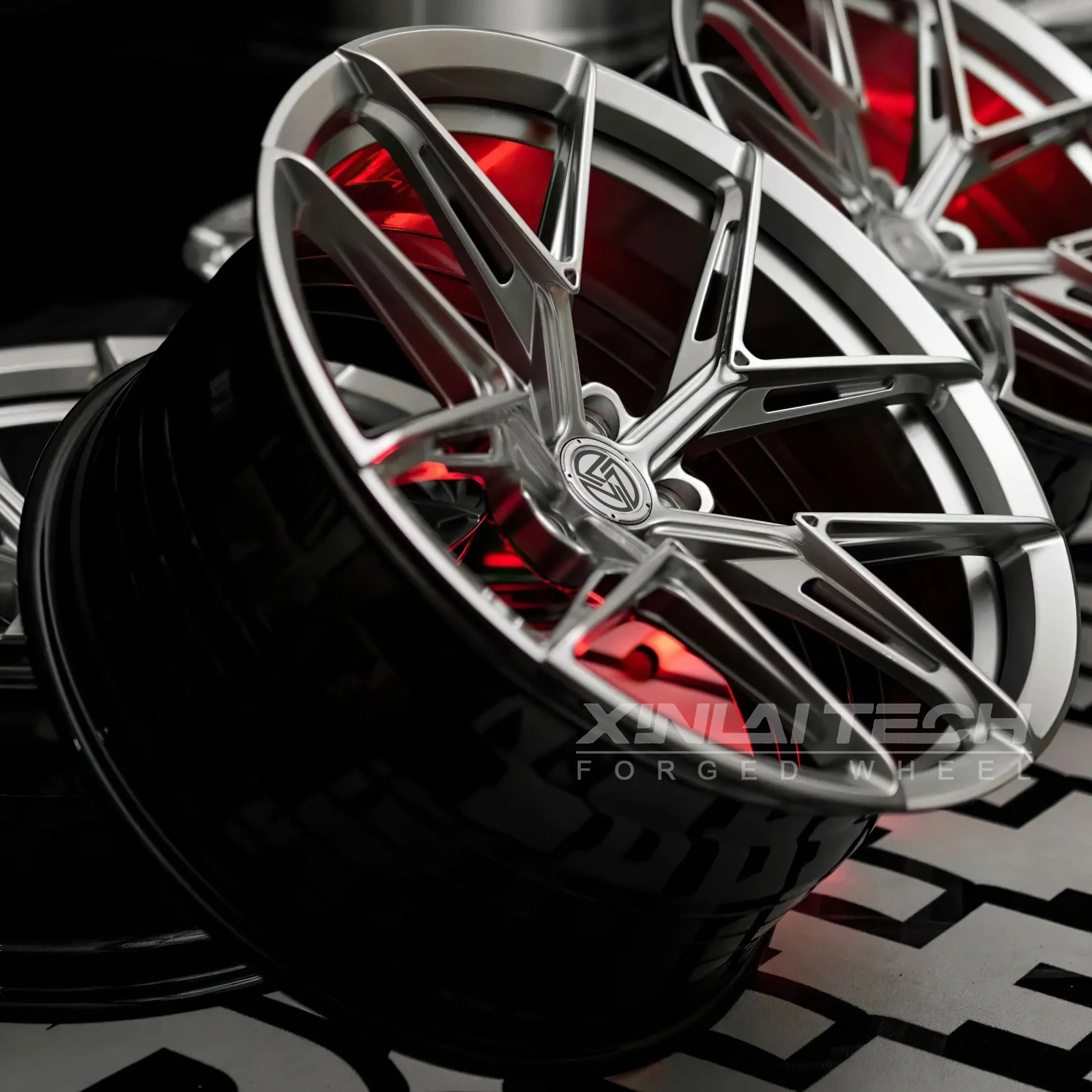 Multi Spoke Deep Concave Forged Wheels 19-22 Inch 5x100 5x112 5x114.3 5x120 5x127 PCD SUV Rims