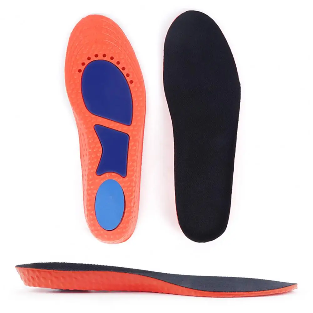 Shoe Insoles 1 Pair Fashion Thickened Heelpiece Compact  Arch Support Flat Feet Shoe Insoles for Adult