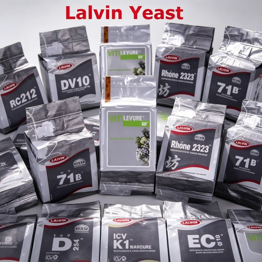 25g Lalvin ICV-D47 Red And White Rose Grape Fermentation Yeast BOURGOVIN RC212/BM4X4/71B Aluminum Bag Packing 5g*5 Bags