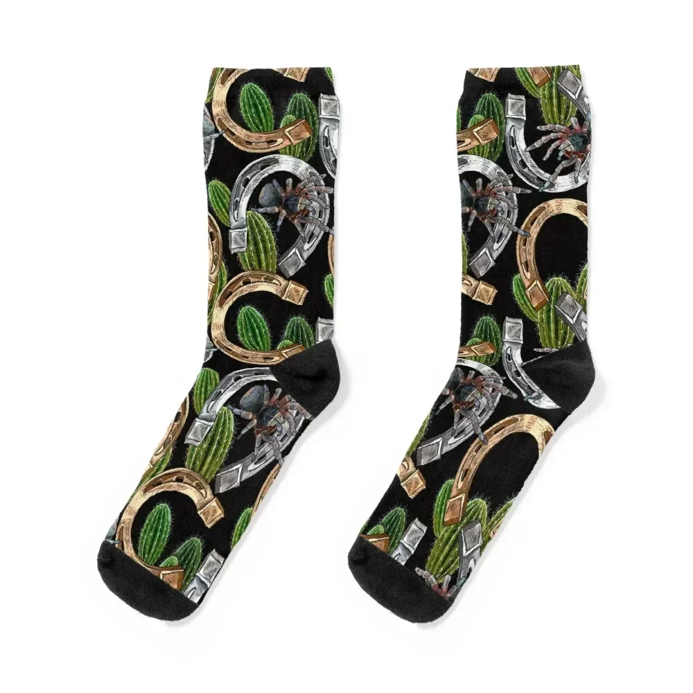 Gold and silver horseshoes Socks Novelties christmas gift christmas stocking designer Luxury Woman Socks Men's